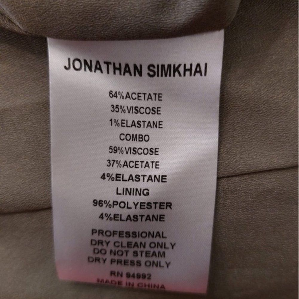 JONATHAN SIMKHAI Varsity Duster Robe - Picture 7 of 9